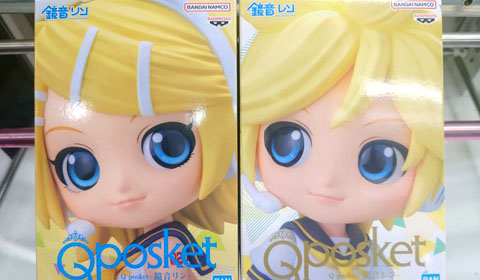 「Q posket-鏡音リン-」「Q posket-鏡音レン-」入荷しました