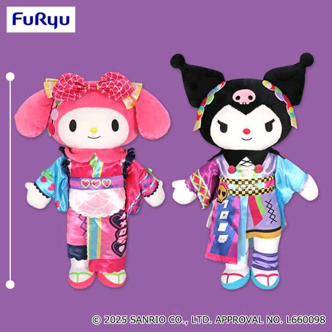 「マイメロディ・クロミ ピューロランドコラボレーション ライブキャラBIGぬいぐるみ～マイメロディ・クロミ～」入荷しました