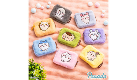 「ちいかわ ふわふわミニポーチ」入荷しました