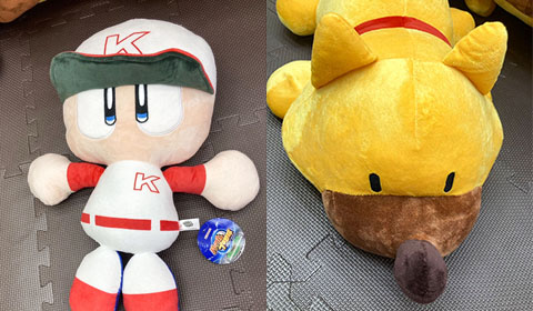 「パワフルプロ野球ガンダ―プライズBIGぬいぐるみ」「パワフルプロ野球パワプロくんプライズBIGぬいぐるみ」が入荷
