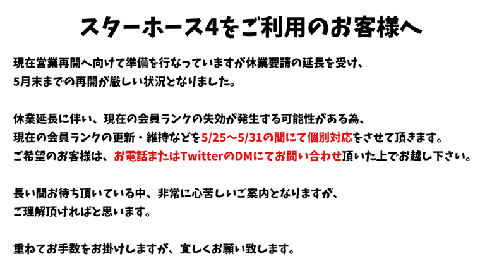 スターホース4をプレイされているお客様へ